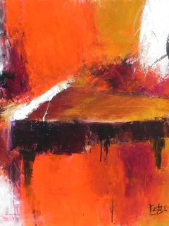 Marcelle Bonenfant Dube, "Piano," at Southwest Gallery
