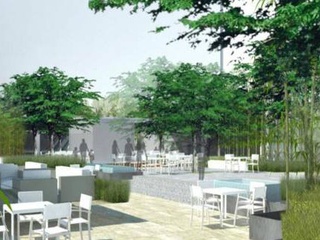Rendering of Plaza of the Americas in Dallas