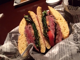 Vernon's Gastropub, steak sandwich